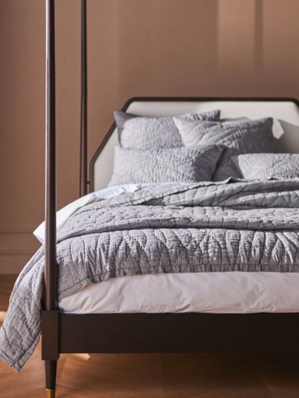 Anthropologie | Alora Cotton Cashmere Quilt King